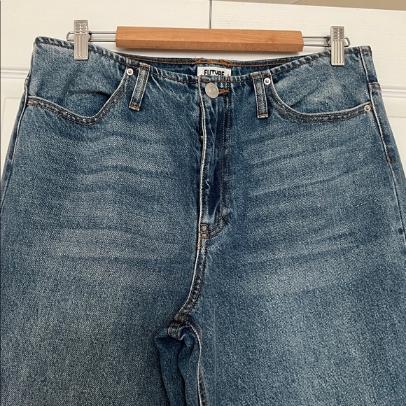 Future collective wide leg denim jeans - Picture 2 of 8
